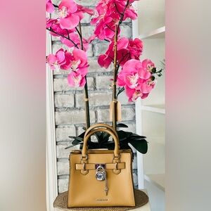 NWOT Michael Kors Camel Satchel